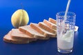 Free Milk Pour Into A Glass Royalty Free Stock Images - 3607719