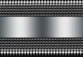 Free Silver Mesh With Silver Insert Royalty Free Stock Photos - 3618908