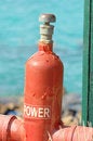 Free Gas Cylinder Beside Red Sea Stock Image - 3619631