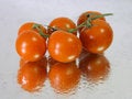 Free Vine Tomatoes In A Wet Surface Stock Image - 3621211
