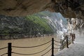 Free Plank Road Built Along A Cliff Stock Images - 3621384