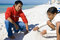 Free Kids Playing On The Beach Royalty Free Stock Image - 3621076
