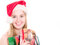 Free Girl Holding Christmas Presents Royalty Free Stock Photo - 3621255