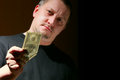 Free Man Offering Money Stock Photo - 3631810