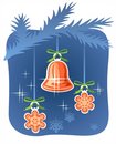 Free Handbell And Snowflakes Royalty Free Stock Images - 3654289
