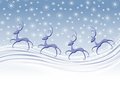 Free Abstract Flying Reindeer Background Royalty Free Stock Photo - 3655645