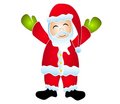 Free Isolated Cartoon Smiling Santa Clip Art Royalty Free Stock Image - 3655746