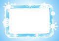 Free Rustic Snowflake Frame Or Border 2 Stock Image - 3655841