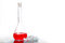 Free Red Liquid In Flask Behind Ice Stock Photo - 3650680
