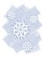 Free Rustic Mesh Snowflake Background Royalty Free Stock Image - 3655756