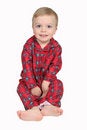 Free Boy In Christmas Shirt And Pants - Full View Stock Image - 3663851