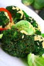 Free Lightly Cooked Broccoli Pieces With A Touch Of But Royalty Free Stock Image - 3672226