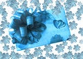 Free Celebration Box With Snowflakes Royalty Free Stock Photo - 3689605