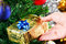 Free Golden Box Present Stock Photography - 3684072