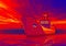 Free Ship In Red Royalty Free Stock Photography - 3688357