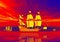 Free Ship In Sunset Royalty Free Stock Photography - 3688437