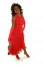 Free Red Rose And Red Dress Stock Image - 375011