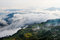 Free Morning Of A Small Village By The Cloud Sea Stock Photography - 3705472