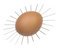 Free Egg With Needle Royalty Free Stock Image - 3709906