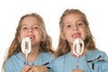 Free Children Begging To Lick Beaters Royalty Free Stock Images - 3713909