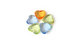 Free Colour Hearts / White Background Stock Photography - 3719862