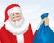 Free Santa With Presents (illustration) Royalty Free Stock Images - 3724169