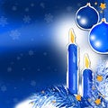 Free Blue Christmas Stock Photo - 3732120