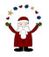 Free Juggling Santa Stock Images - 3734574
