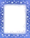 Free Blue Garland And Lights Border Royalty Free Stock Images - 3751759