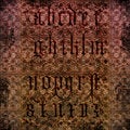 Free Distressed Letters 2 - Grungy Background Stock Photos - 3755653