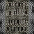 Free Distressed Letters 3 - Grungy Background Stock Photography - 3755782