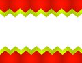 Free Sawtooth Christmas Stripe Border Royalty Free Stock Image - 3766106
