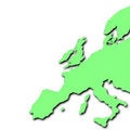 Free Green Europe Royalty Free Stock Image - 3777986