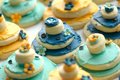 Free Rows Of Delicately Decorated Gourmet Cookies Royalty Free Stock Image - 3789976