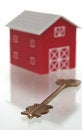 Free The Red House And Key From The House Stock Photos - 3790393
