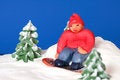 Free Detail Of Birthday Cake -marzipan Figure Stock Photography - 3791722