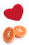 Free Red Heart And Orange Stock Photography - 3790652