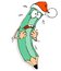 Free Santa Claus Pencil Stock Photos - 3794603