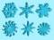 Free 3d Snowflakes Royalty Free Stock Photos - 384948