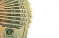 Free Twenty Dollar Bills Fanned Out Stock Photos - 3804843