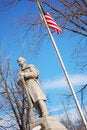 Free Civil War Soldier & Flag Royalty Free Stock Photos - 3808928