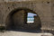 Free View Of Beach Through Hole In Roman Aqueduct Royalty Free Stock Photos - 3806998