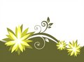 Free Green Botanical Pattern Royalty Free Stock Photo - 3811205