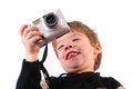 Free Young Boy Taking A Photograph Royalty Free Stock Photo - 3819465