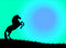 Free Horse In The Sunset Stock Image - 3819491