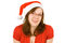 Free Girl With Santa Hat And Red Specs Stock Photo - 3821880