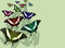 Free Butterflies On Fern Background Royalty Free Stock Image - 3829676