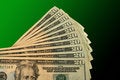 Free Twenty Dollar Bills Fanned Out Royalty Free Stock Photography - 3845547