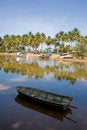 Free Serene Boat On A River Stock Photos - 3858033