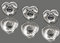 Free Silver Hearts Stock Image - 3852981